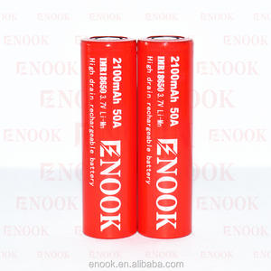 Großhandelspreis!!! Enook 18650 2100 mAh 3,7 V max50A Li-Ion akku mit flat top in große lager - Product Image 1