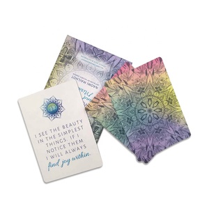 Cartes Imprimées personnalisées <span class=keywords><strong>Petit</strong></span> Tarot Ronde <span class=keywords><strong>Oracle</strong></span> Carte Impression Chine - Product Image 4