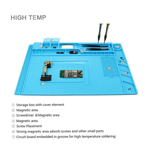 2024 Station <span class=keywords><strong>de</strong></span> réparation à souder Projet <span class=keywords><strong>Tapis</strong></span> d'isolation en silicone - Product Image 2