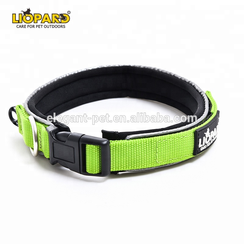 LIOPARD C15108 Adjustable Padded Nylon Dog Training Collar - Pet Accessory Supplies