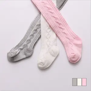 Twist Tights For Newborn Stockings Knitting Kids Tights Baby Pantyhose Girl Leggings Cotton