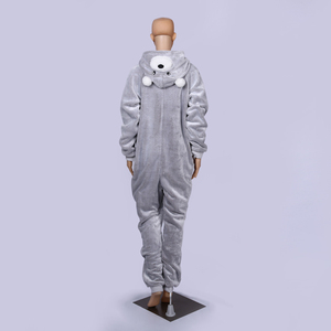 Mono de Franela Supersuave para <span class=keywords><strong>Mujer</strong></span>, Diseño de Oso <span class=keywords><strong>Polar</strong></span>, Bordado, Kigurumi de Animal para Adultos con <span class=keywords><strong>Cremallera</strong></span>, Venta al Por Mayor - Product Image 2