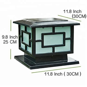 Solar luces Pilar jardín paisaje luces LED impermeable al aire libre del parque luces decorativas para jardín al aire libre parque - Product Image 2