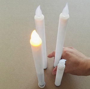 Đèn LED Nến Rực Lửa 27Cm Hight Pin Nhấp Nháy Không Mùi Hoạt Động Bao Gồm Bộ Hẹn Giờ Năm Giờ - Product Image 6