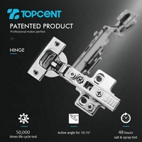 Charnière Topcent 3D 4D à fermeture douce, hydraulique et dissimulée pour meubles de cuisine, salon, salle à manger, chambre - Vente en gros