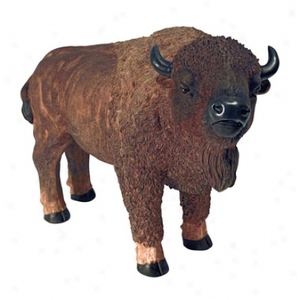 Statue de <span class=keywords><strong>Bison</strong></span> en Résine de Taille Naturelle Décoration de Zoo Vente Chaude Sculpture Artistique - Product Image 5