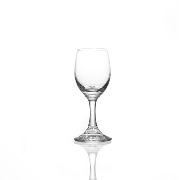 high quality hot sale stemware 65ml crystal cup goblet wine glass for liquor