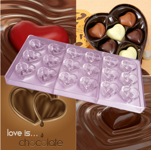 Molde de plástico de policarbonato para <span class=keywords><strong>chocolate</strong></span>, personalizado, bricolaje, PC - Product Image 5