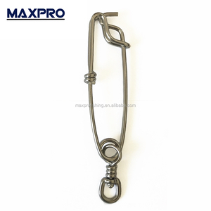 Accessoire d'équipement de pêche au <span class=keywords><strong>thon</strong></span> commercial, matériel de pêche à la palangre – Émerillon durable 100 % en acier inoxydable 304 véritable pour la pêche en lac et en ruisseau - Product Image 1