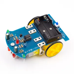 NOUVELLE Arrivée DIY D2-1 Intelligent Traçage Voiture Kit Pour Intelligent Robot Voiture