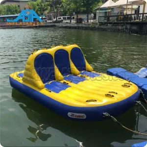 6 Pengendara Inflatable Towable Bandwagon Perahu Inflatable <span class=keywords><strong>UFO</strong></span> <span class=keywords><strong>Sofa</strong></span> Inflatable Air Mainan - Product Image 1