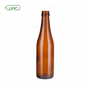 Garrafa de cerveja Longneck âmbar 330ml 500ml 12oz 16oz com tampa de coroa para bebidas cerveja