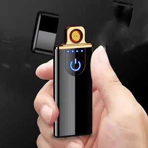 New JL-705 Coil Strip Mini Windproof Electric Lighter Usb Recharge Arc Lighter