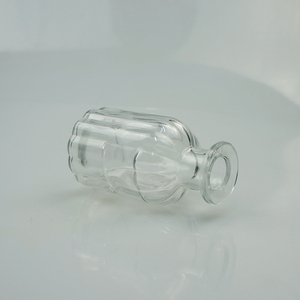 زجاجة زخرفية عالية الجودة من الزجاج الشفاف ، زجاجة أسطوانية ، زجاج ناشر القب مع الفلين - Product Image 5