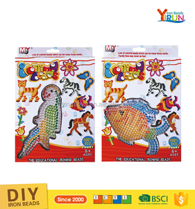 Enfants jouets 2018 <span class=keywords><strong>pas</strong></span> <span class=keywords><strong>cher</strong></span> petit jouets en plastique 5mm <span class=keywords><strong>hama</strong></span> perles bricolage kits jouets - Product Image 1