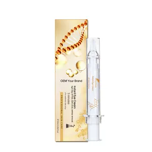 OEM professional skin care instant ageless eye bag removal firming lifting wrinkle filler cream in 2 minutes