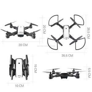 200 metro Larga Distancia drones compra directa China fábrica GPS Sígueme WiFi plegable quadcopter drone con 720 p Cámara - Product Image 4