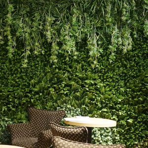 Customized Green Garden Decoration Fence <strong>Vertical</strong> <strong>Planter</strong> and Artificial Box Hedge <strong>Wall</strong> Made of Durable Plastic - Product Image 6