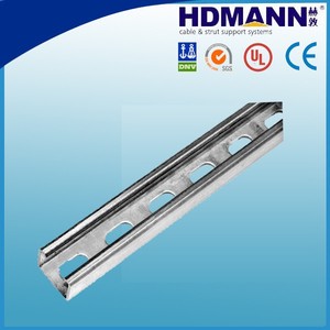 CE ISO протестированный алюминиевый <span class=keywords><strong>C</strong></span>-образный канал со шлицевой стойкой от производителя - Product Image 2