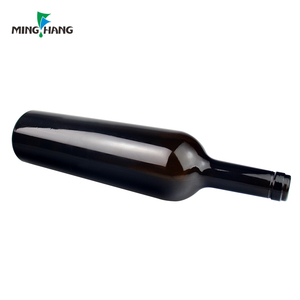 Haut en liège à long anneau noir pour bouteille en verre rouge vide de <span class=keywords><strong>vin</strong></span> de 750ml avec design luxueux Bouteille De <span class=keywords><strong>Vin</strong></span> à vendre - Product Image 4