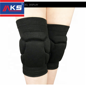 Kunden spezifischer dicker Anti-Kollisions-Schwamm <span class=keywords><strong>Spandex</strong></span> Nylon Knies tütze Elastischer atmungsaktiver Tanz Volleyball Beins chutz - Product Image 6