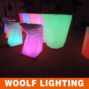 Moderne bonne qualité led en plastique en plein air haute top <span class=keywords><strong>bar</strong></span> tables - Product Image 5