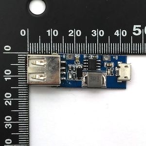 DC-DC โมดูลเพิ่มกำลังไฟ3V 3.3V 3.7V 4.2V ไป5V ที่มีการเพิ่มแหล่งจ่ายไฟสำรอง USB สำหรับ <span class=keywords><strong>iPhone</strong></span>/Android อัตรา - Product Image 5