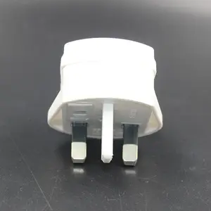 Europäischer Euro EU 2 Pin zu UK 3Pin Steckdose Travel Plug Adapter Konverter