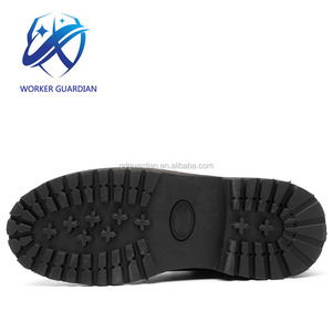 Chaussures de sécurité en cuir véritable avec semelle en caoutchouc Goodyear cousue, vente en gros d'usine en Chine - Product Image 4