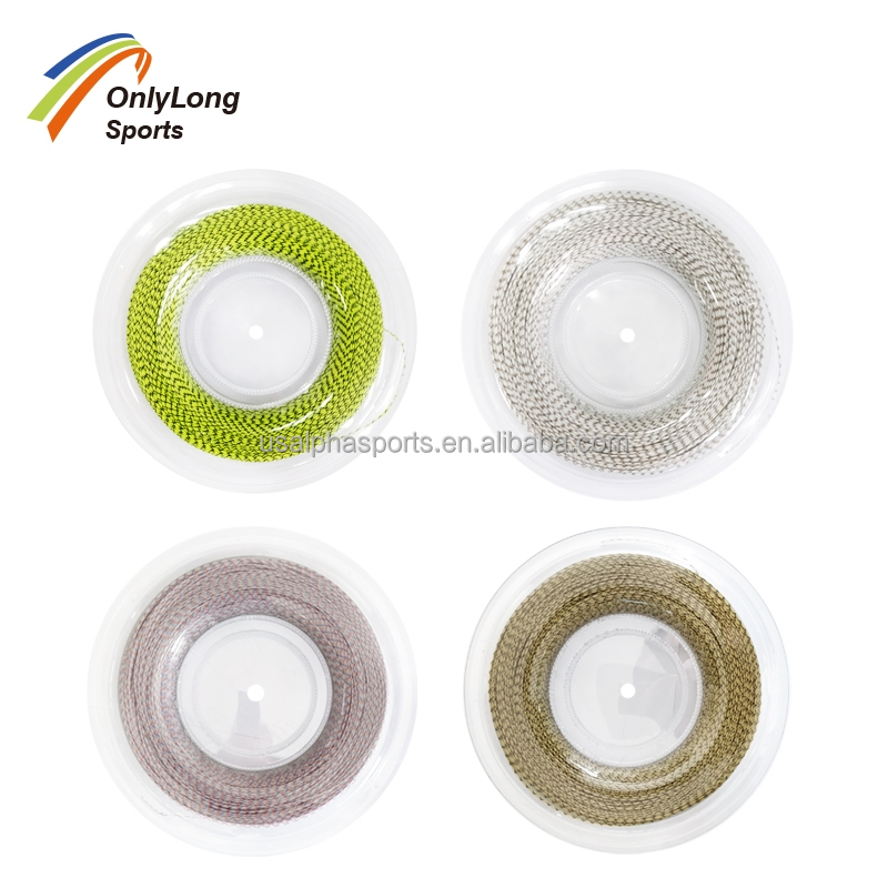 Тренировочная катушка 200 м, нейлоновая струна 1,25 мм, струны для теннисных ракеток для сквоша