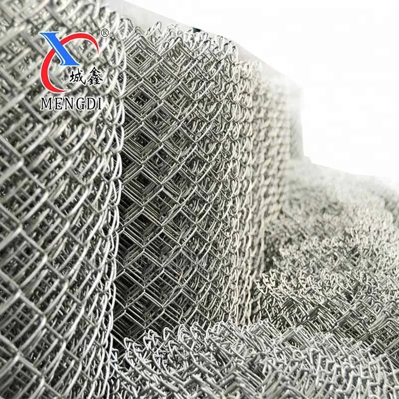 Galvanized Barbed Wire Fence Hot Dip Galvanized 6ft Chain Link Fencing Top With Barbed Wire