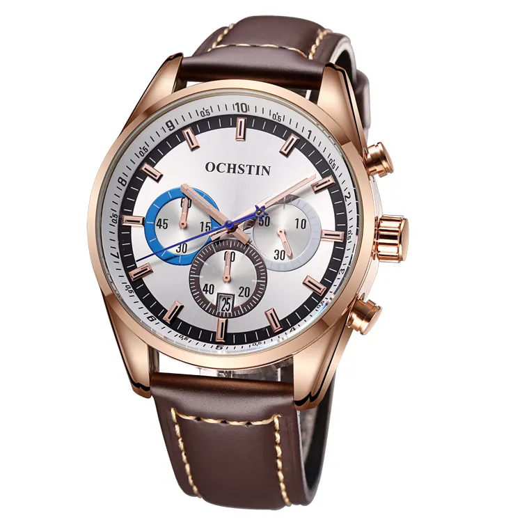 OCHSTIN GQ046 Top Brand Luxury Men's Watch Chronograph Sport Clock Male Casual Quartz Wrist Watches 2023 Business Clocks