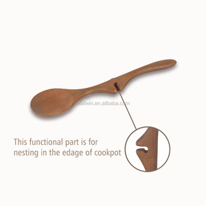 <span class=keywords><strong>Ustensiles</strong></span> <span class=keywords><strong>de</strong></span> table en bois <span class=keywords><strong>de</strong></span> cerisier, sécurité naturelle pour cuisiner, <span class=keywords><strong>ustensiles</strong></span> <span class=keywords><strong>de</strong></span> <span class=keywords><strong>cuisine</strong></span>, 1 pièce - Product Image 4