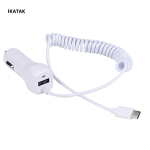 Fabrik Heißer Verkauf Schnelle 3.4A <span class=keywords><strong>2</strong></span> Port USB Auto Ladegerät Mit Kabel - Product Image 1