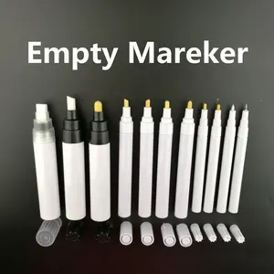 उच्च गुणवत्ता खाली पेंट मार्कर पेन स्थायी मार्करों सफेद कपास कोर मार्कर कला