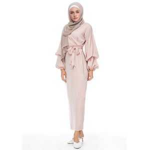 button up abaya