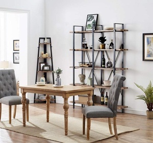 Libreria Aperta a 5 Ripiani Extra Large, Scaffale <span class=keywords><strong>Vintage</strong></span> Industriale, Grandi Mensole per Esposizione in Casa e Ufficio - Product Image 4