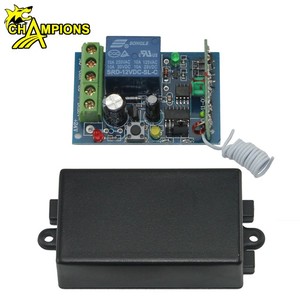 433 Mhz control remoto inalámbrico universal DC12V 10A 1CH relé módulo receptor y transmisor de <span class=keywords><strong>RF</strong></span> 433 Mhz control remoto - Product Image 1