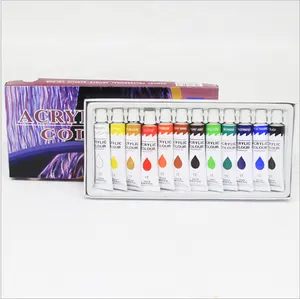 Geheugen Merk 12Ml Acryl Kleur Professionele Kwaliteit Niet Giftig Waterbasis Acryl Art Verf, acryl Verf Set