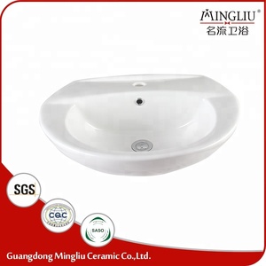 <span class=keywords><strong>Lavabo</strong></span> de Pedestal <span class=keywords><strong>Ovalado</strong></span> de Porcelana Moderna y Económica de Calidad de Exportación para Hoteles - Product Image 2
