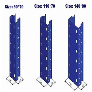 High Rack Row Spacer Upright Beam Rack For Heavy Duty Warehouse Storage Pallet Racking System