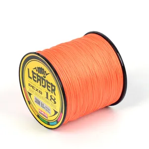 YUDELI Braided Fishing Line 300m 8 stand Japan Multifilamen Fishing Line 10LB 20LB 30LB 40LB 50LB 60LB 70LB Orange color