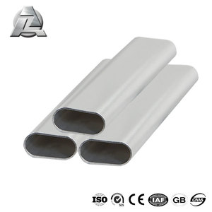 Perfil <span class=keywords><strong>de</strong></span> <span class=keywords><strong>Aluminio</strong></span> Extruido <span class=keywords><strong>de</strong></span> Sección Hueca, Forma Ovalada, <span class=keywords><strong>Tubo</strong></span> <span class=keywords><strong>de</strong></span> Aleación <span class=keywords><strong>de</strong></span> <span class=keywords><strong>Aluminio</strong></span> 6060 6061 6063 T5 T6, Lados Planos Elípticos - Product Image 6