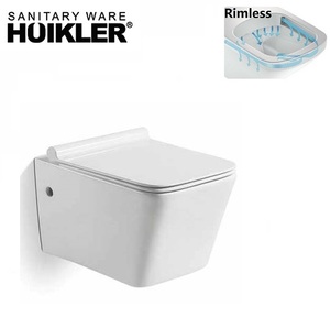 뜨거운 판매 벽걸이 화장실 물 옷장 WC 화장실 무테 - Product Image 2
