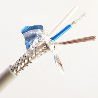 Cuivre étamé RS485 paire torsadée 2 noyaux 1mm blindé câble de Communication fil de vidange