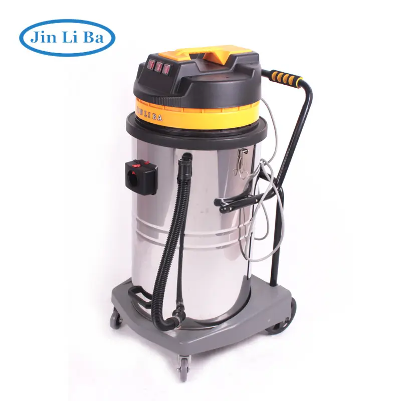 Aspirador de pó industrial, alta capacidade 100l super poderoso motor 220v