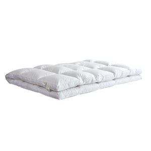 2 Inch Gusset Queen Goose down Mattress Topper Feather Bed Baffled - Product Image 5