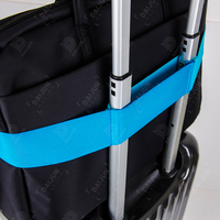 Ceinture à bagages en PP pour automobile, boucle métallique réglable, en Nylon, 50 cm