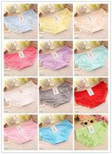 Molti colori vecchio stile molto a buon mercato delle donne ragazze mutandine modali in poliestere - Product Image 6