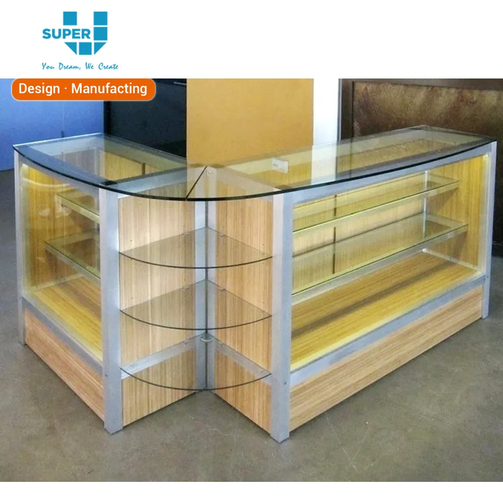 Заводская цена, дизайнерский магазинный счетчик, дизайнерский Витринный Шкаф для магазина, розничная продажа